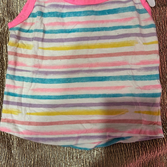 Colorful Striped Kids Tank Top - Picture 2 of 7